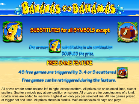 Увеличивайте свой выигрыш в риск игре Bananas Go Bahamas